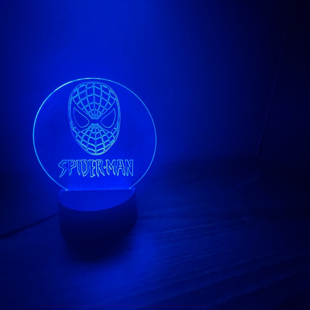 Custom led light SPIDERMAN